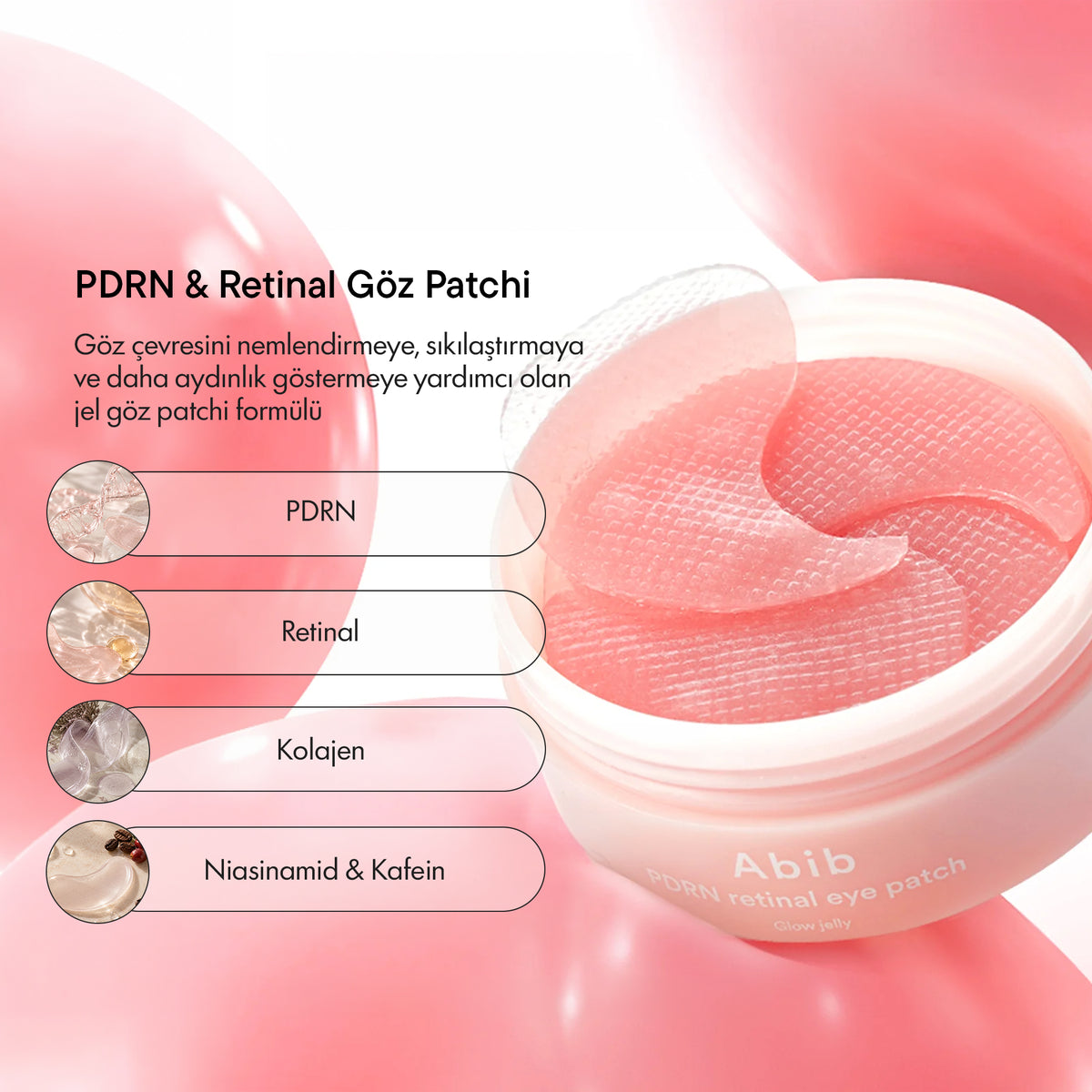 Abib - PDRN Retinal Eye Patch Glow Jelly 84 g