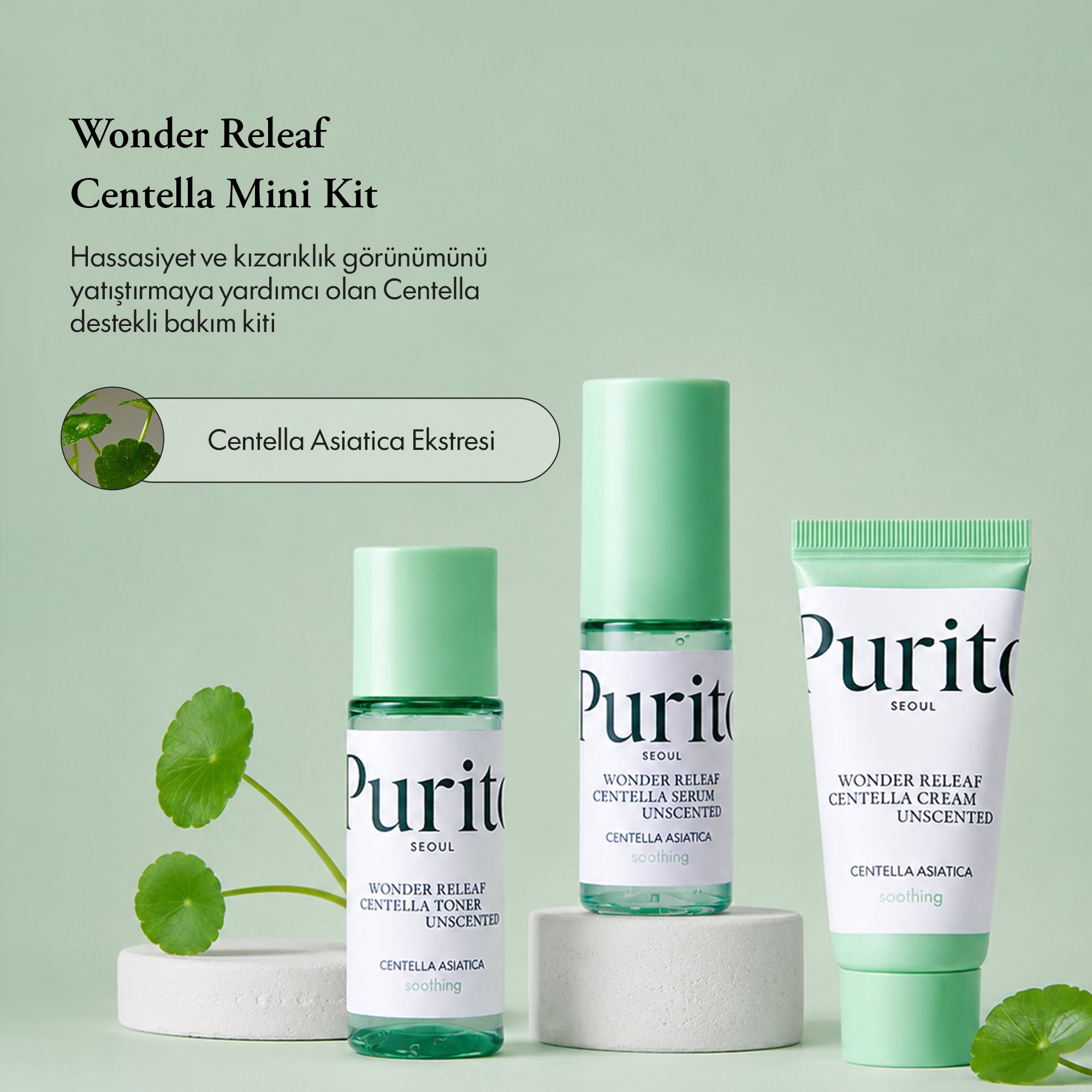 PURİTO SEOUL - Wonder Releaf Centella Mini Kit