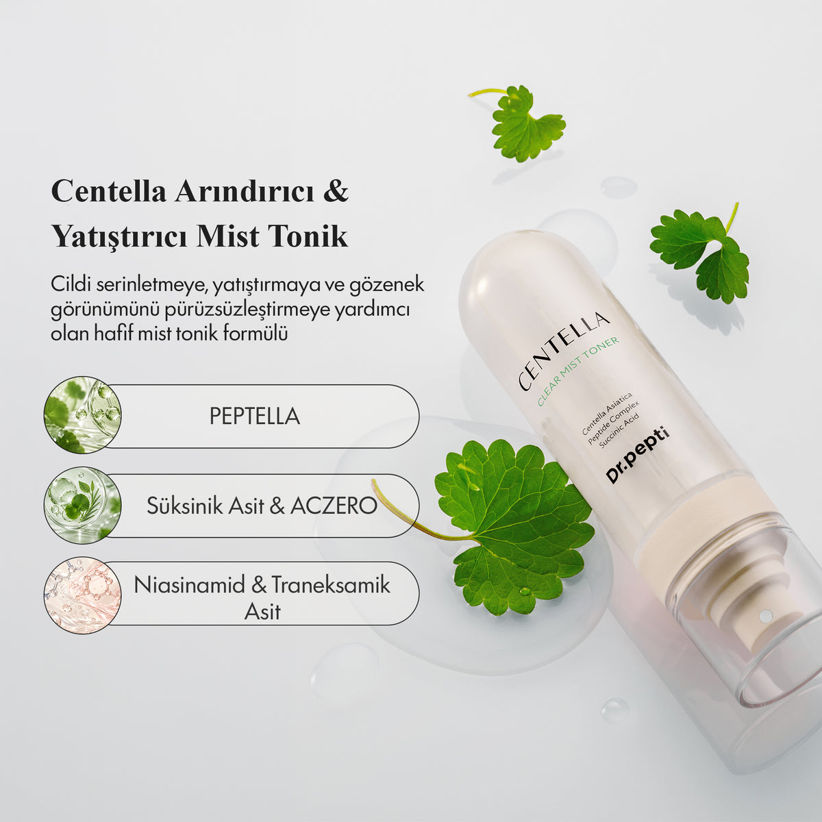 Dr. Pepti - Centella Clear Mist Toner 100 ml