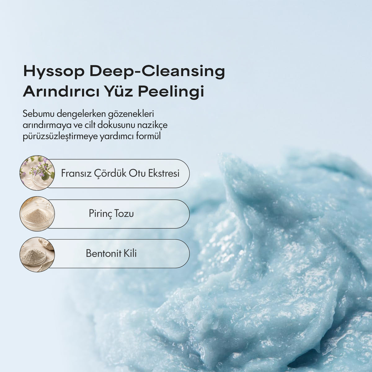 Arencia - Fresh Blue Hyssop Rice Mochi Cleanser 120 g