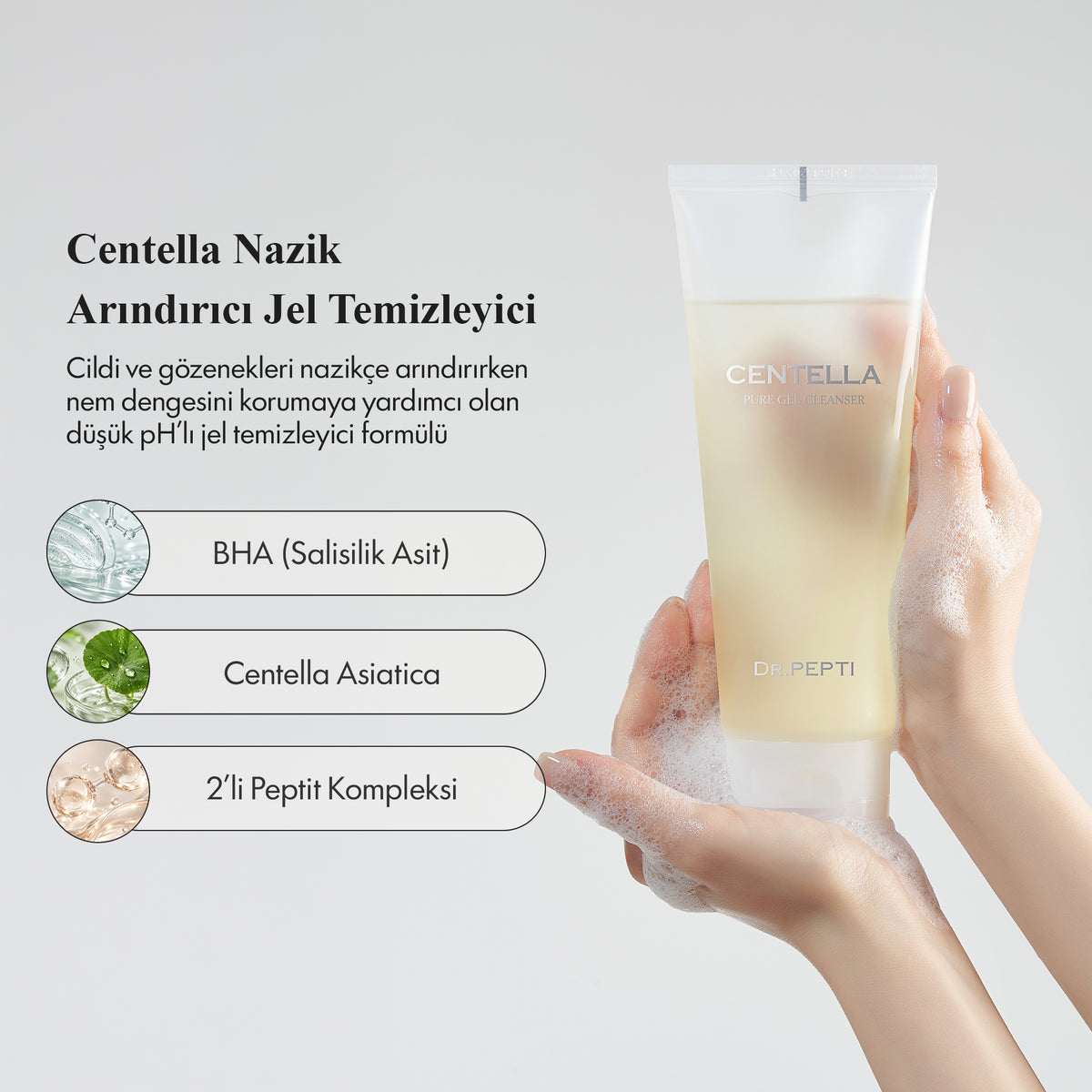Dr. Pepti - Centella Pure Gel Cleanser 200 ml
