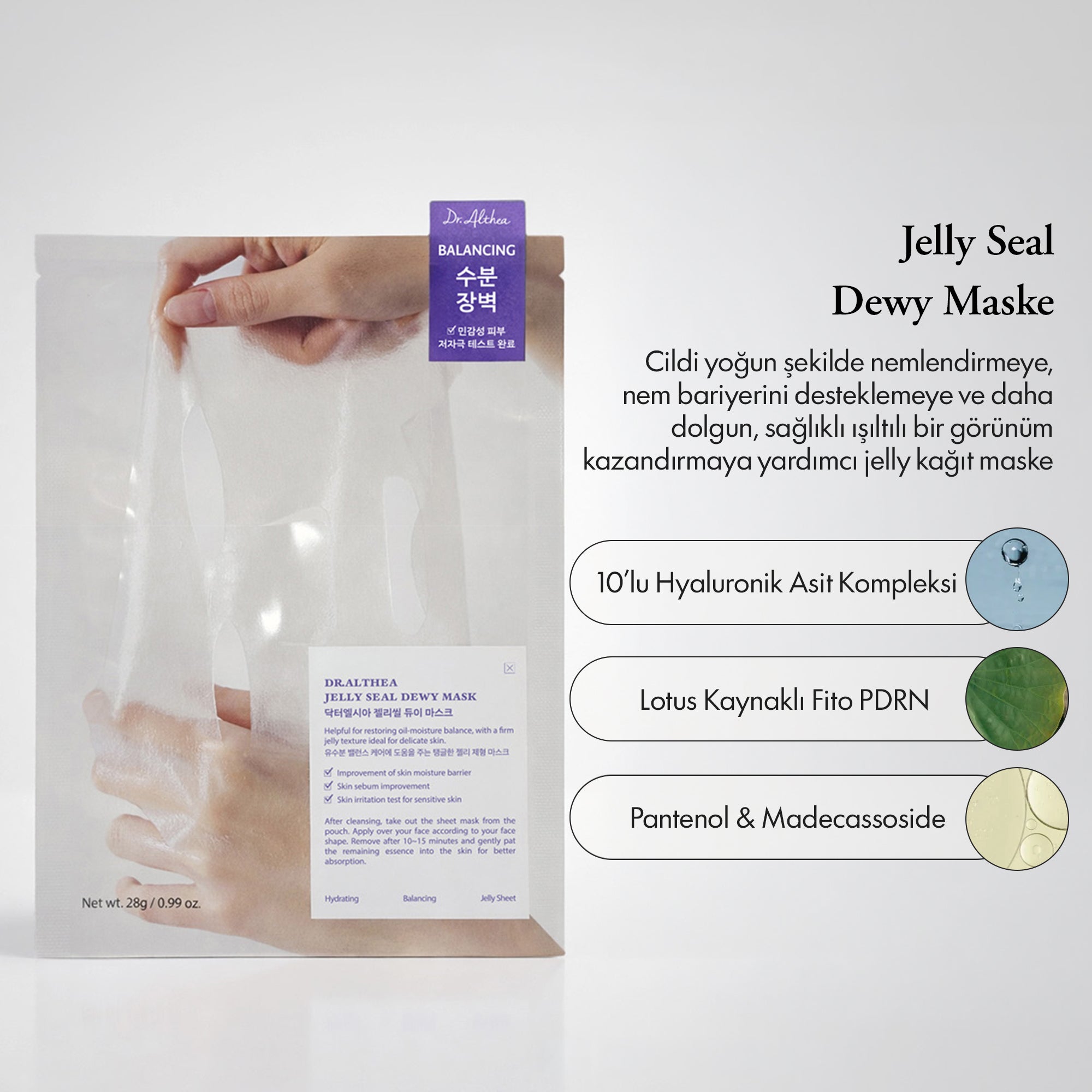 DR ALTHEA - Jelly Seal Dewy Maske 4'lü Set