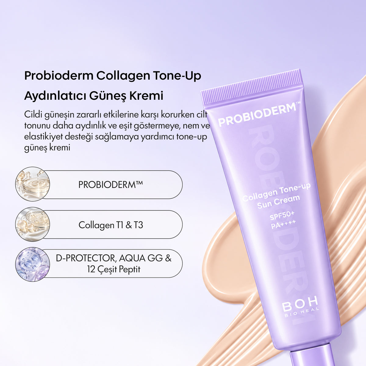 BOH Bioheal - PROBIODERM™ Collagen Tone-UP Sun Cream 50 ml