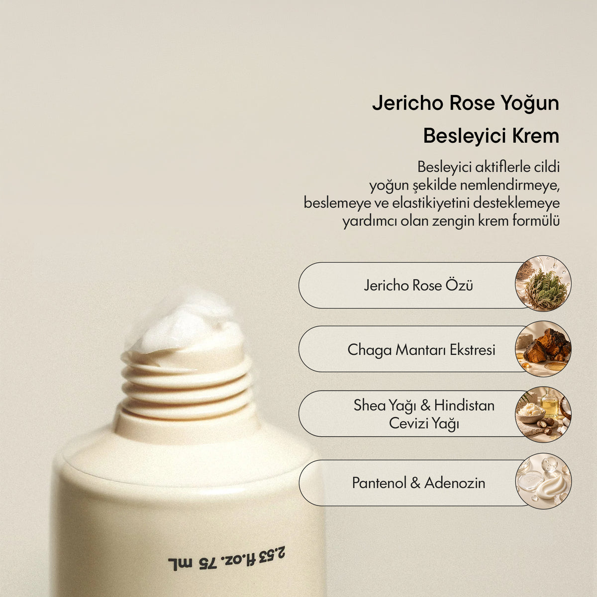 Abib - Jericho Rose Creme Nutrition Tube 75 ml