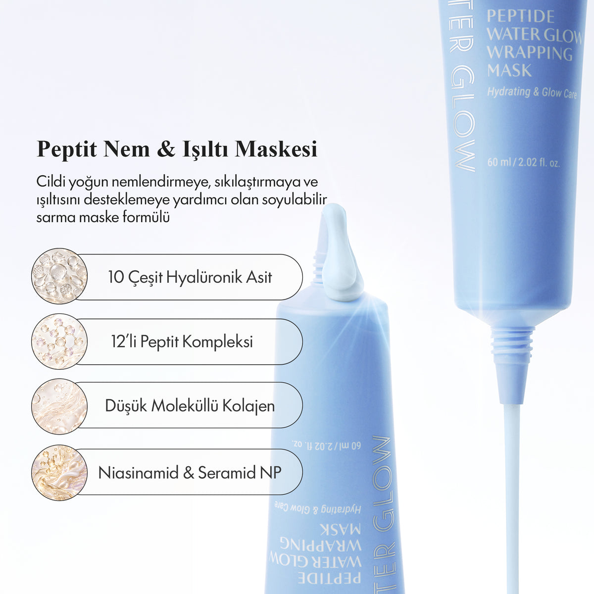 Dr. Pepti - Peptide Water Glow Wrapping Mask 60 ml