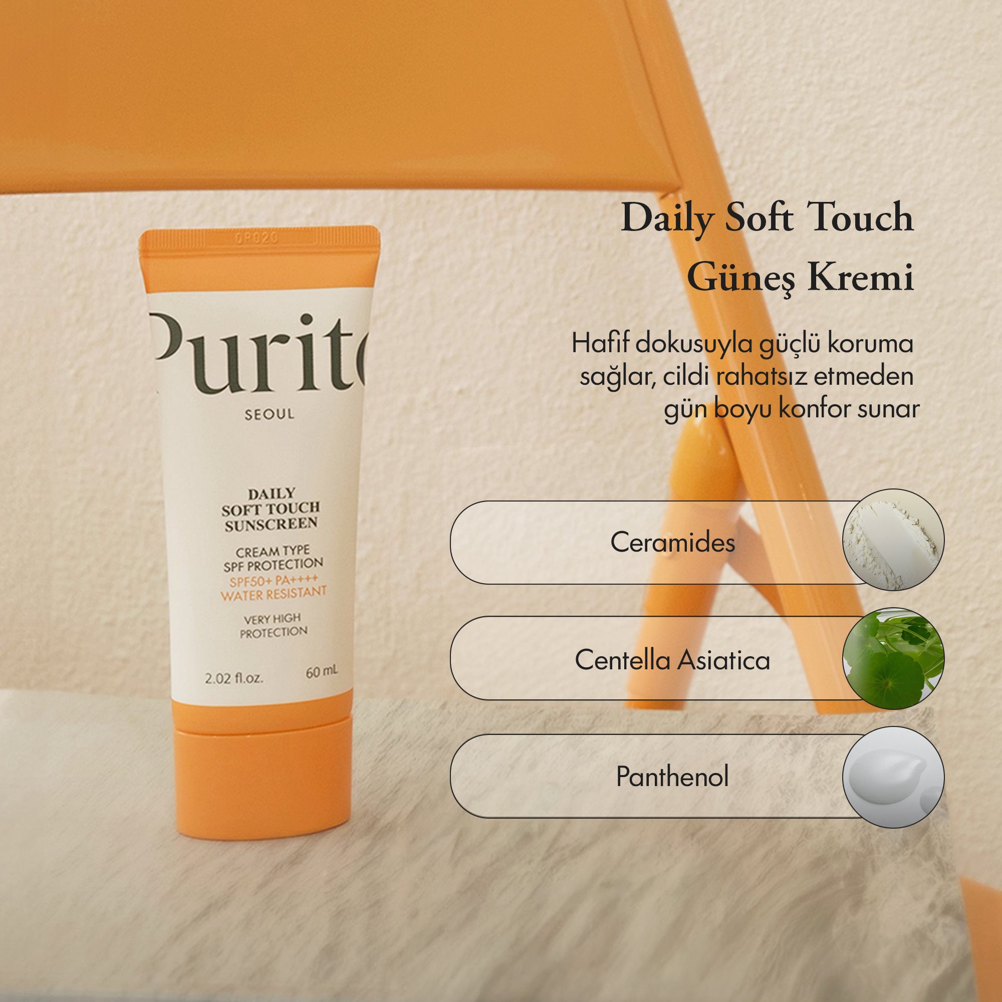Purito Seoul - Daily Soft Touch SPF50+ PA++++ Güneş Kremi 15 ml