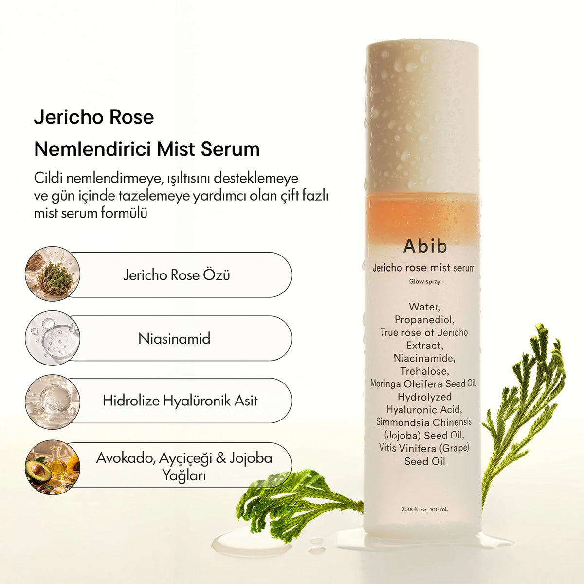 Abib - Jericho Rose Mist Serum Glow Spray 100 ml