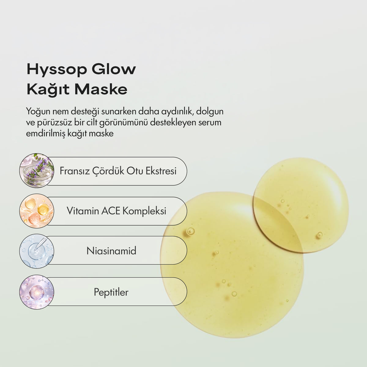 Arencia - Holy Hyssop Glow & Moisturizing Maske