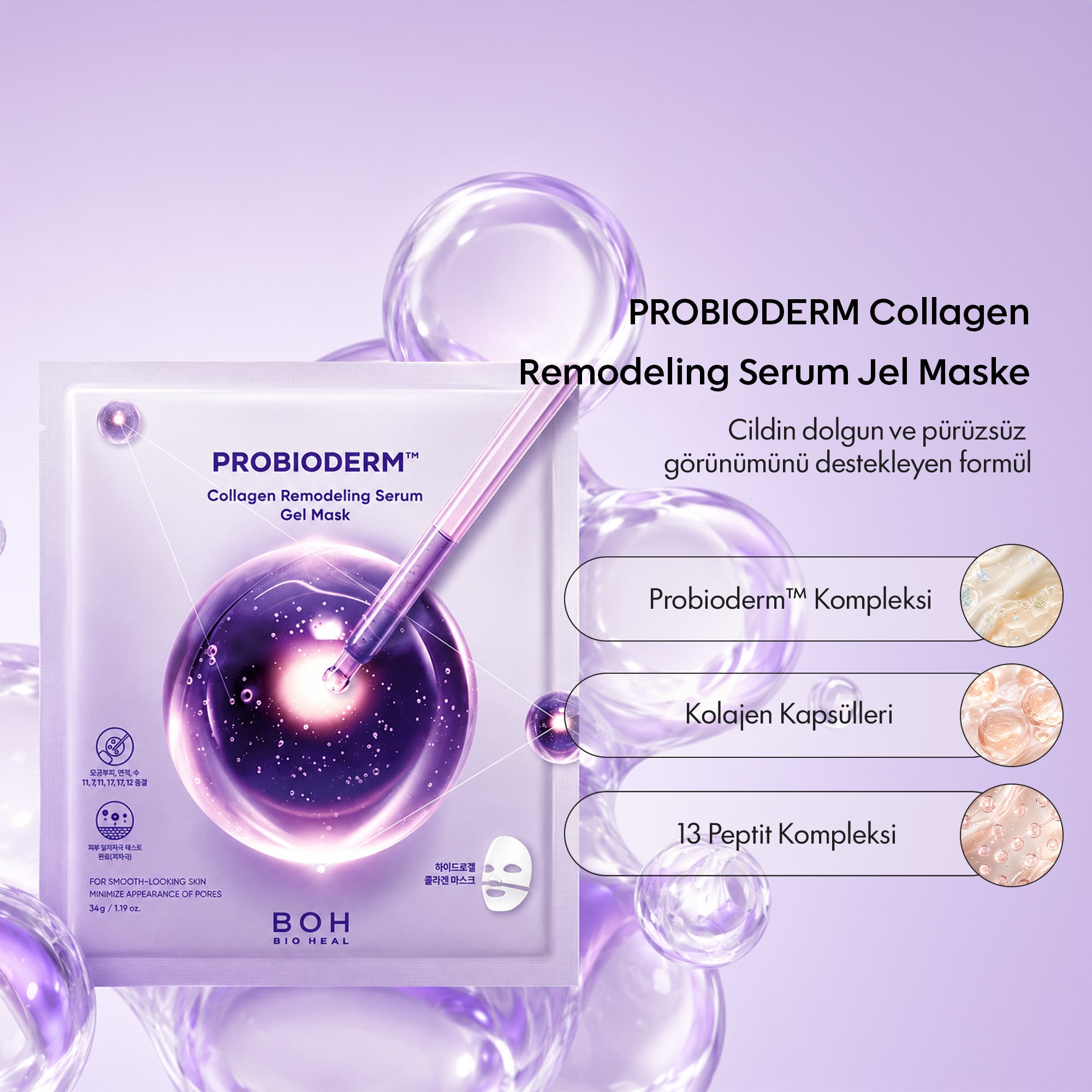 BOH Bioheal - PROBIODERM™ Collagen Remodeling Serum Jel Maske