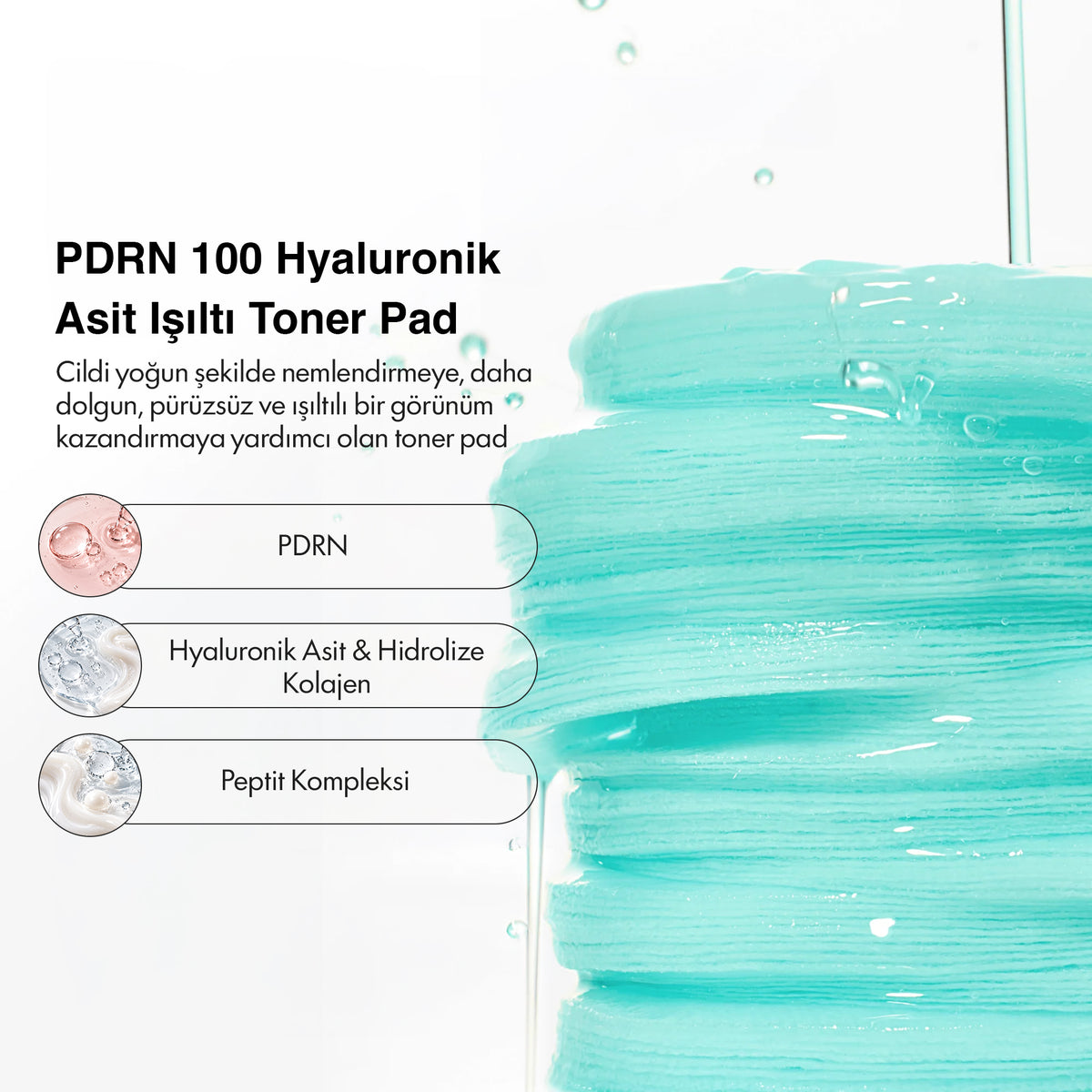 Anua - PDRN 100 Hyaluronic Acid Glow Pad (60 Adet)