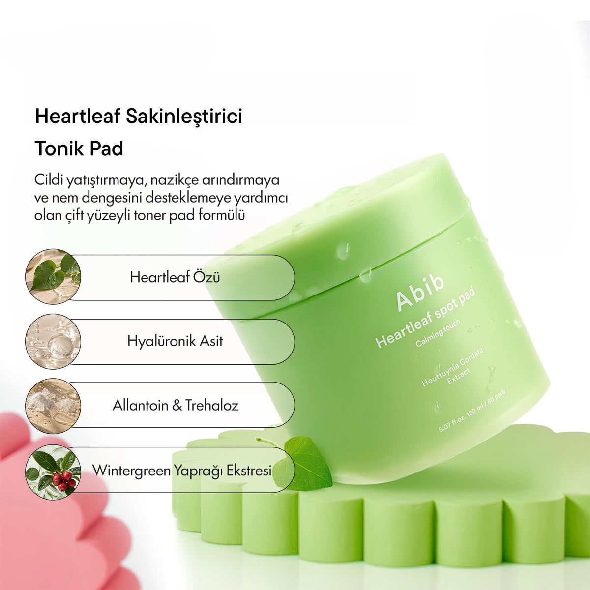 Abib - Heartleaf Spot Pad Calming Touch 80 Pads