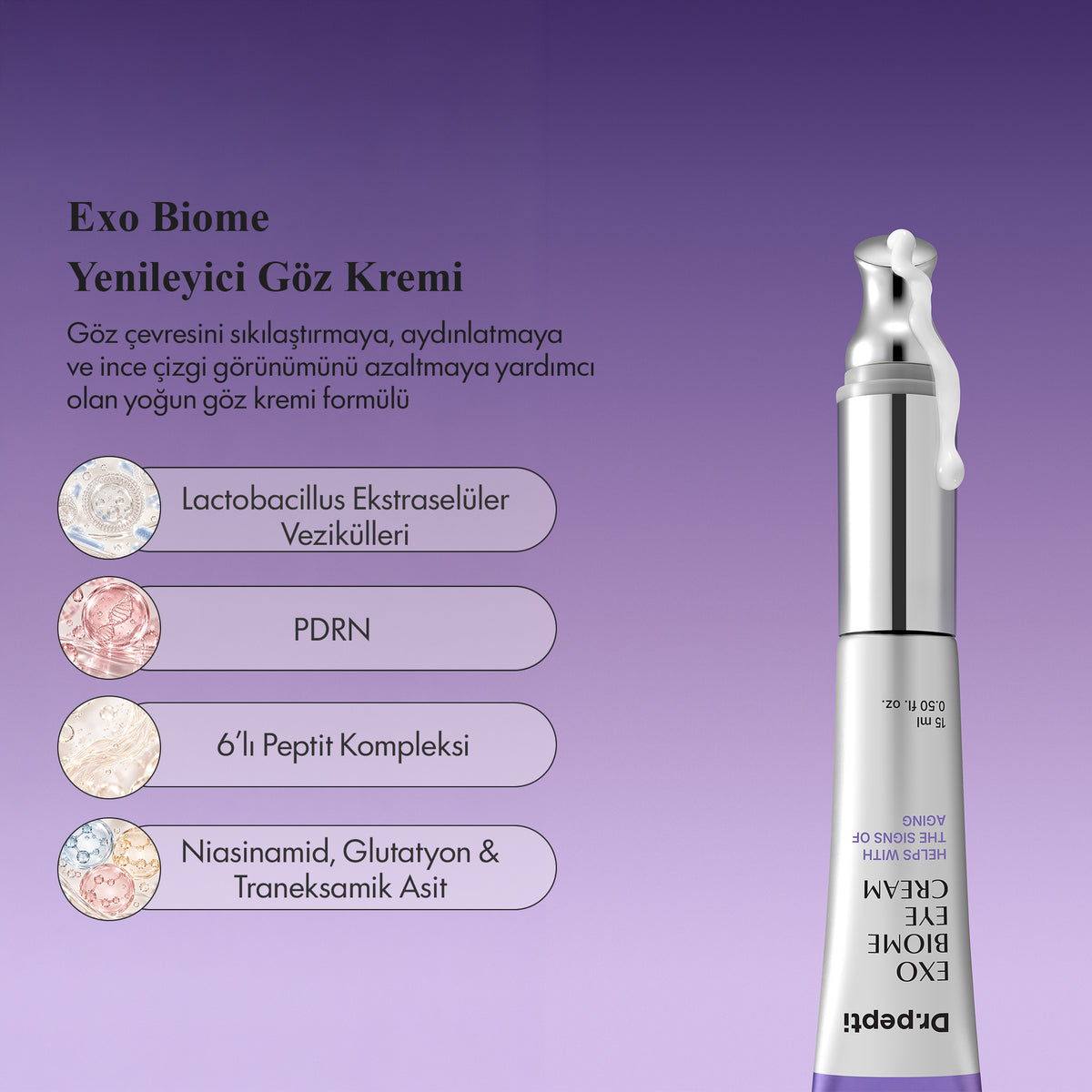 Dr. Pepti - Exo Biome Eye Cream 15 ml