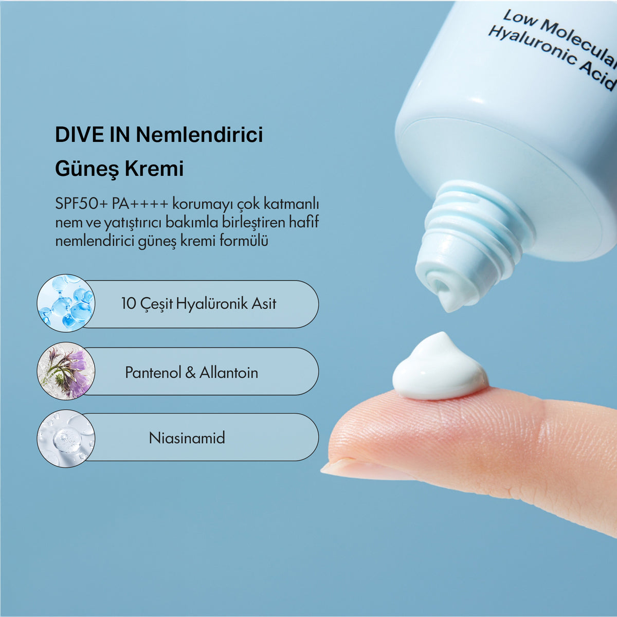 Torriden - DIVE IN Moisture Sun Cream SPF 50+ 60 ml