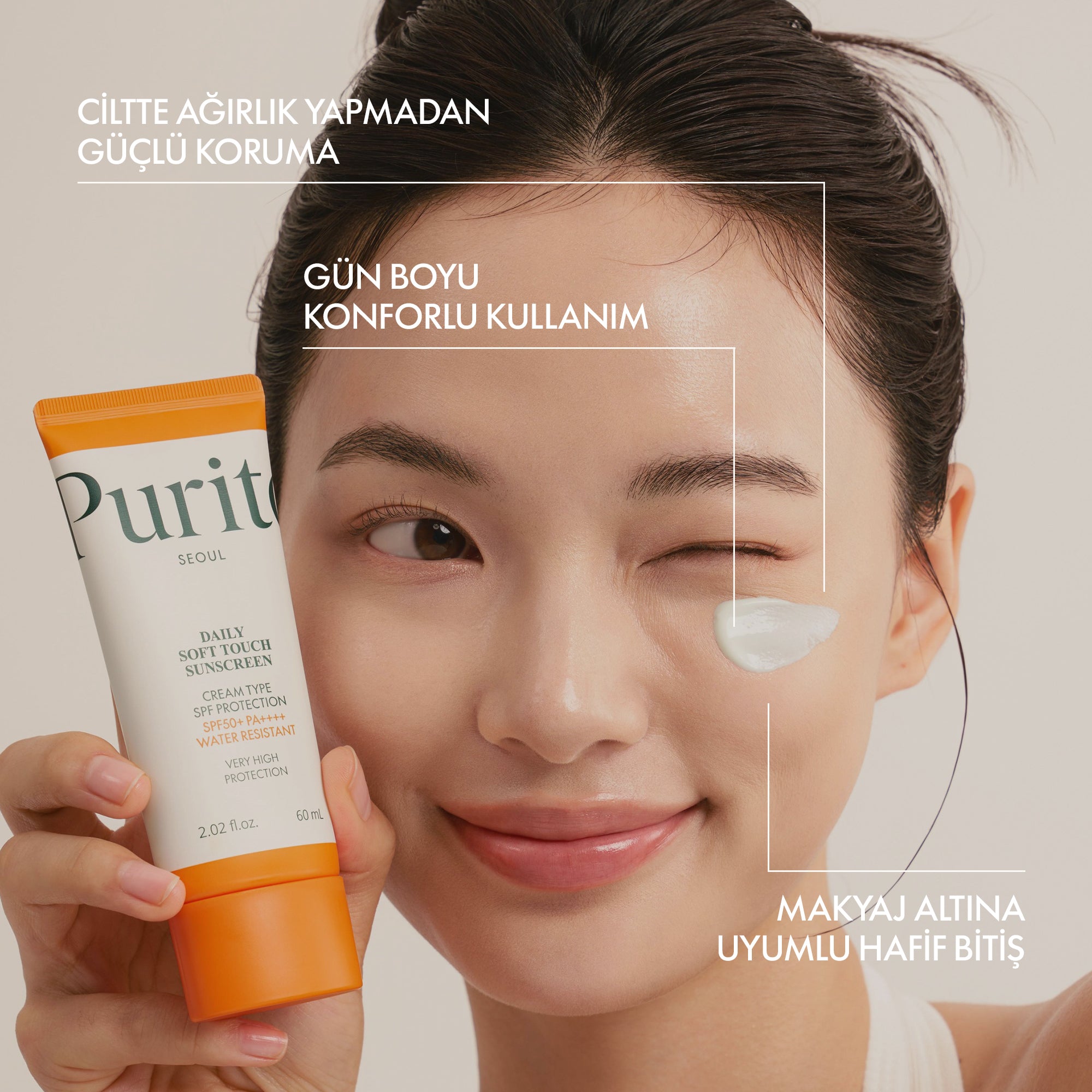 Purito Seoul - Daily Soft Touch SPF50+ PA++++ Güneş Kremi 15 ml