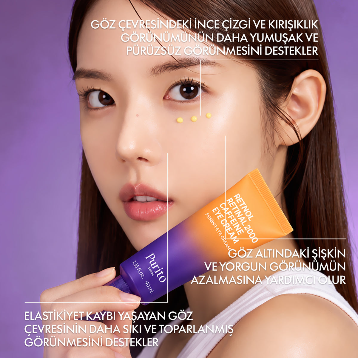 Purito Seoul - Retinol Retinal 2000 Caffeine Eye Cream 40 ml