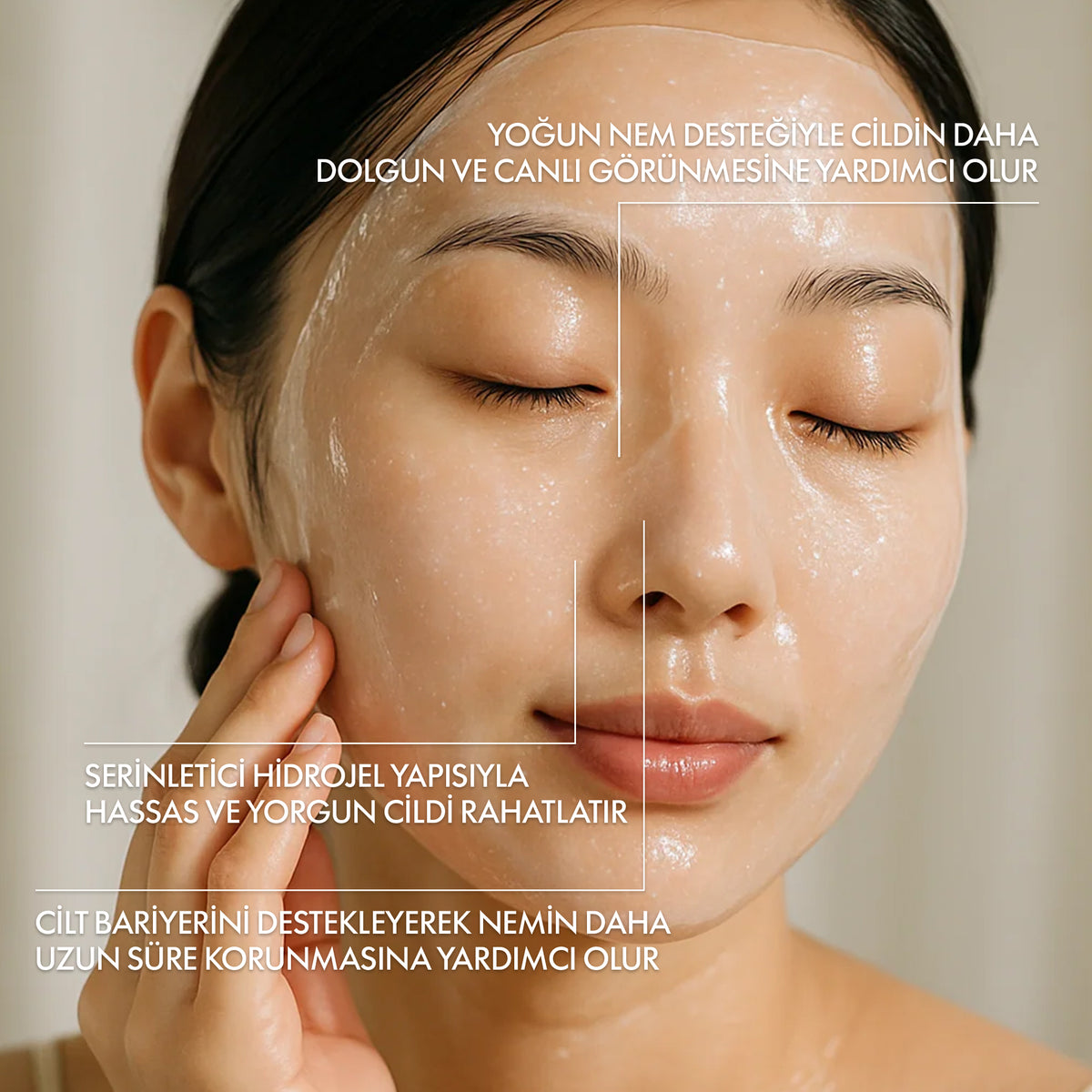 Round Lab - Birch Juice Moisturizing Double Gel maske