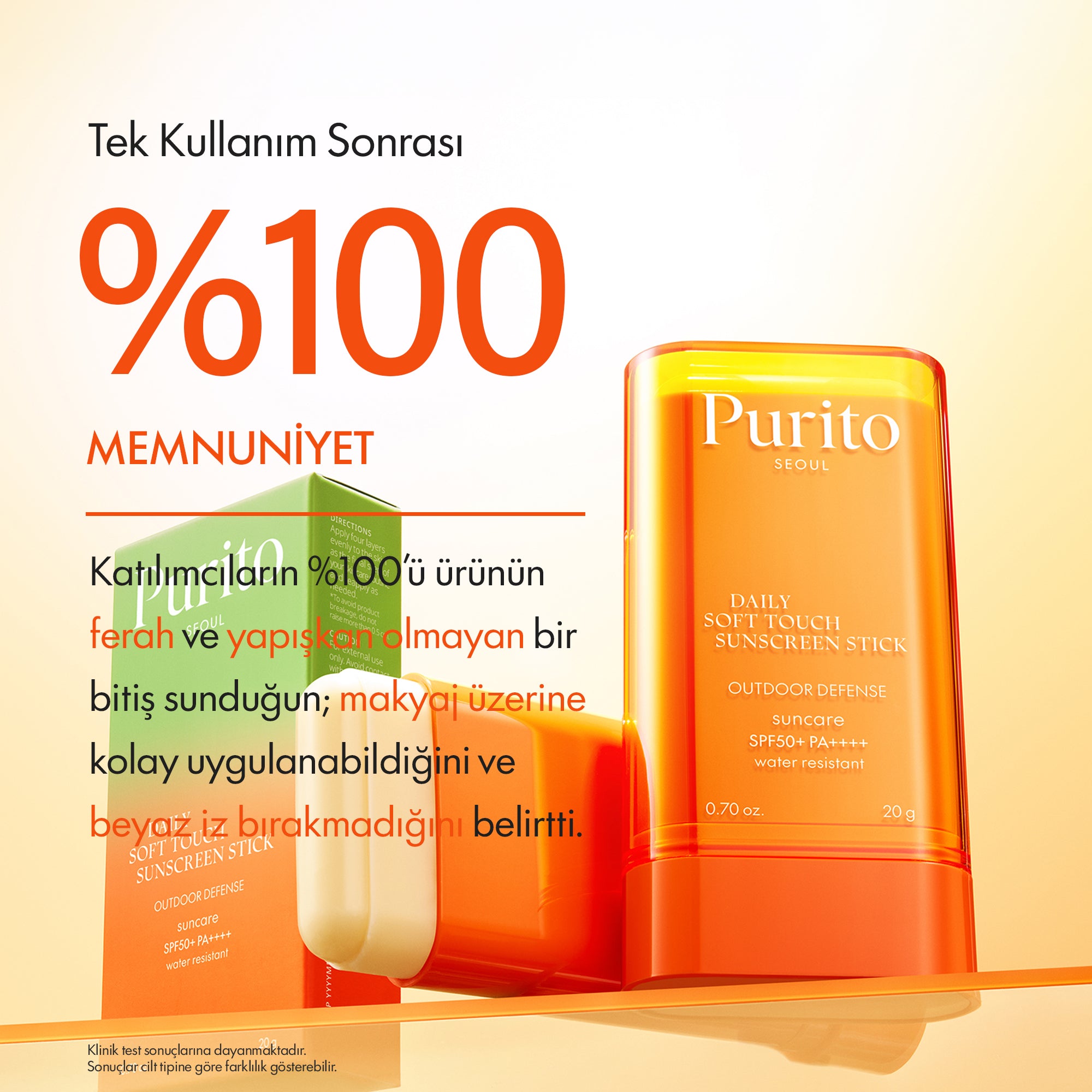 Purito Seoul - Daily Soft Touch Stick Güneş Kremi 20 g