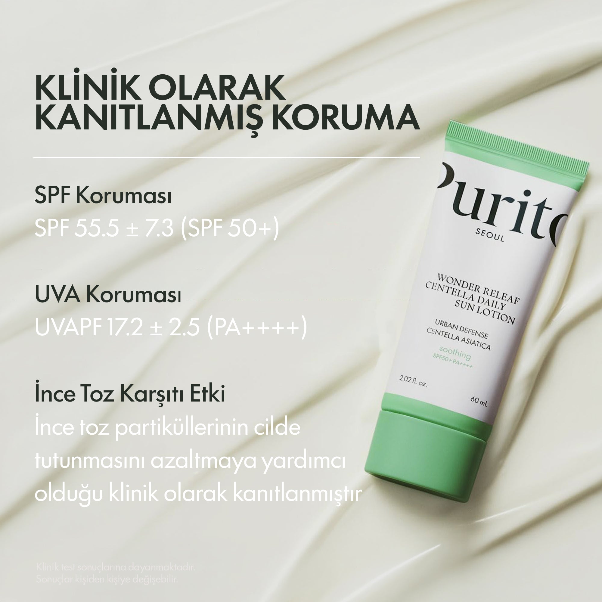 PURİTO SEOUL - Wonder Releaf Centella SPF50+ PA++++ Güneş Kremi 60 ml