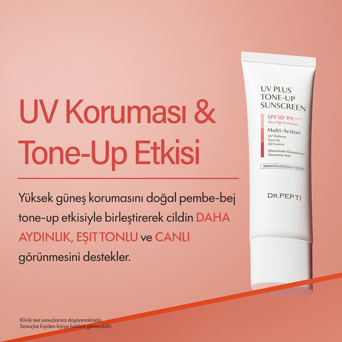 Dr. Pepti - UV Plus Tone-Up Sunscreen SPF50+ PA++++ 50 ml