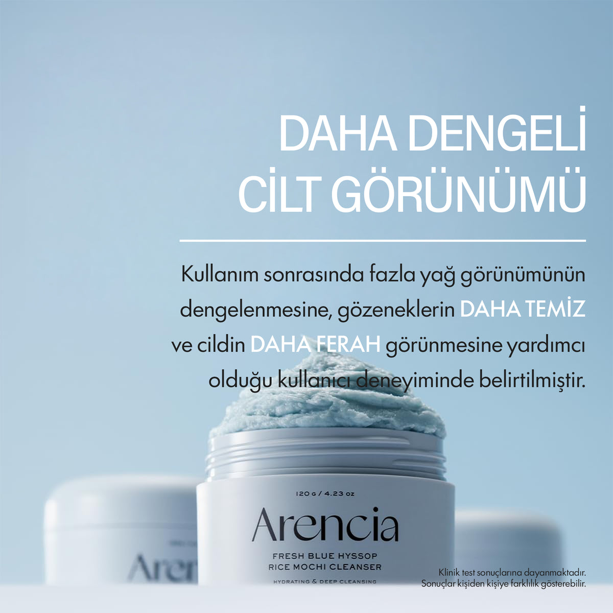 Arencia - Fresh Blue Hyssop Rice Mochi Cleanser 120 g