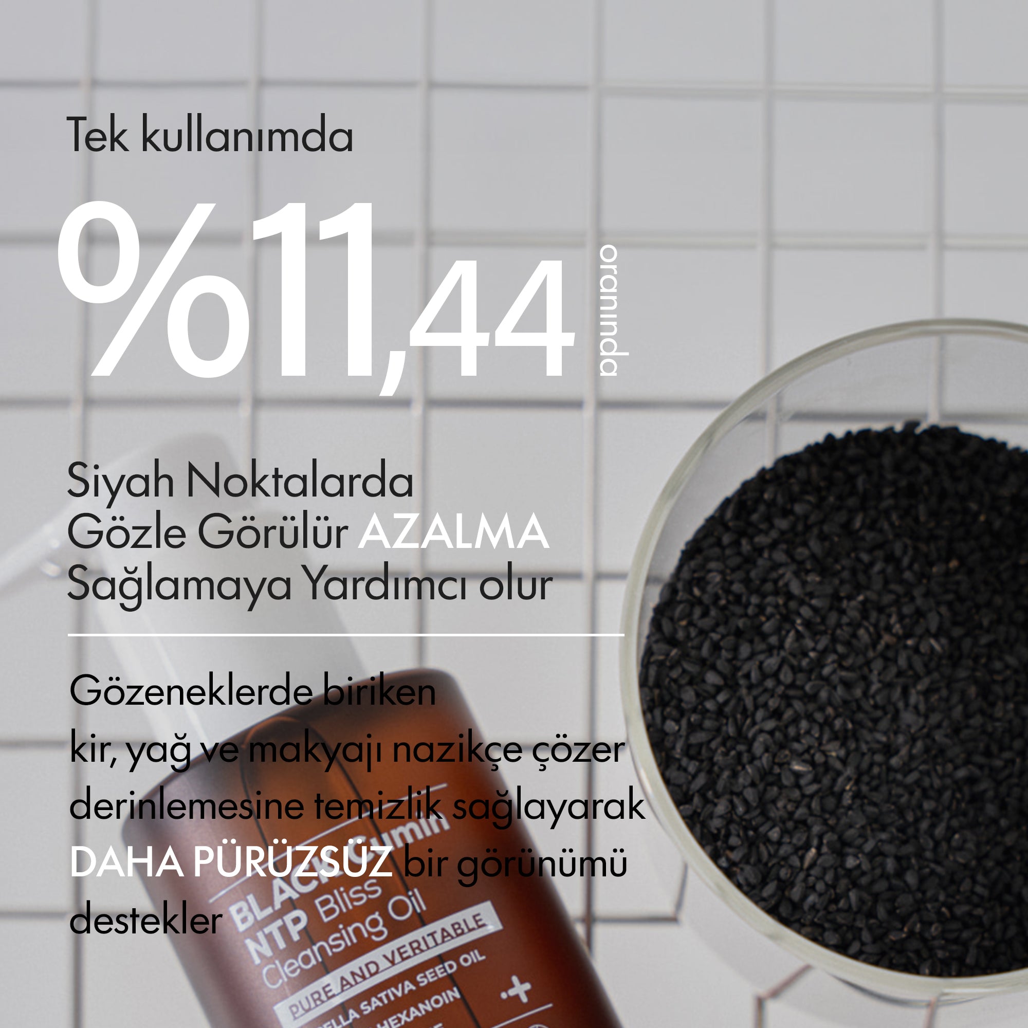 IZEZE - Black Cumin NTP Temizleme Yağı 200 ml
