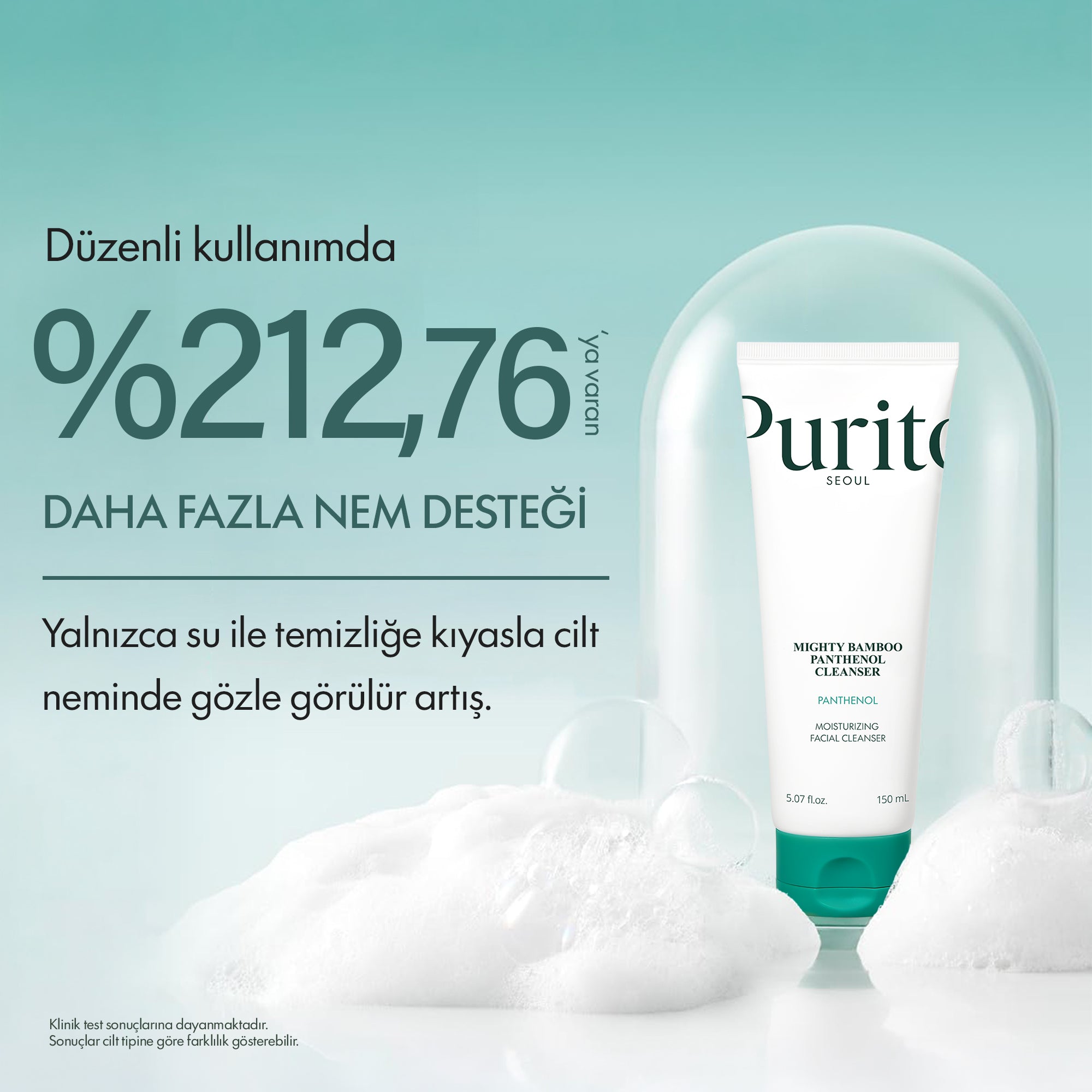 PURİTO SEOUL - Mighty Bamboo Yüz Temizleme Köpüğü 150 ml