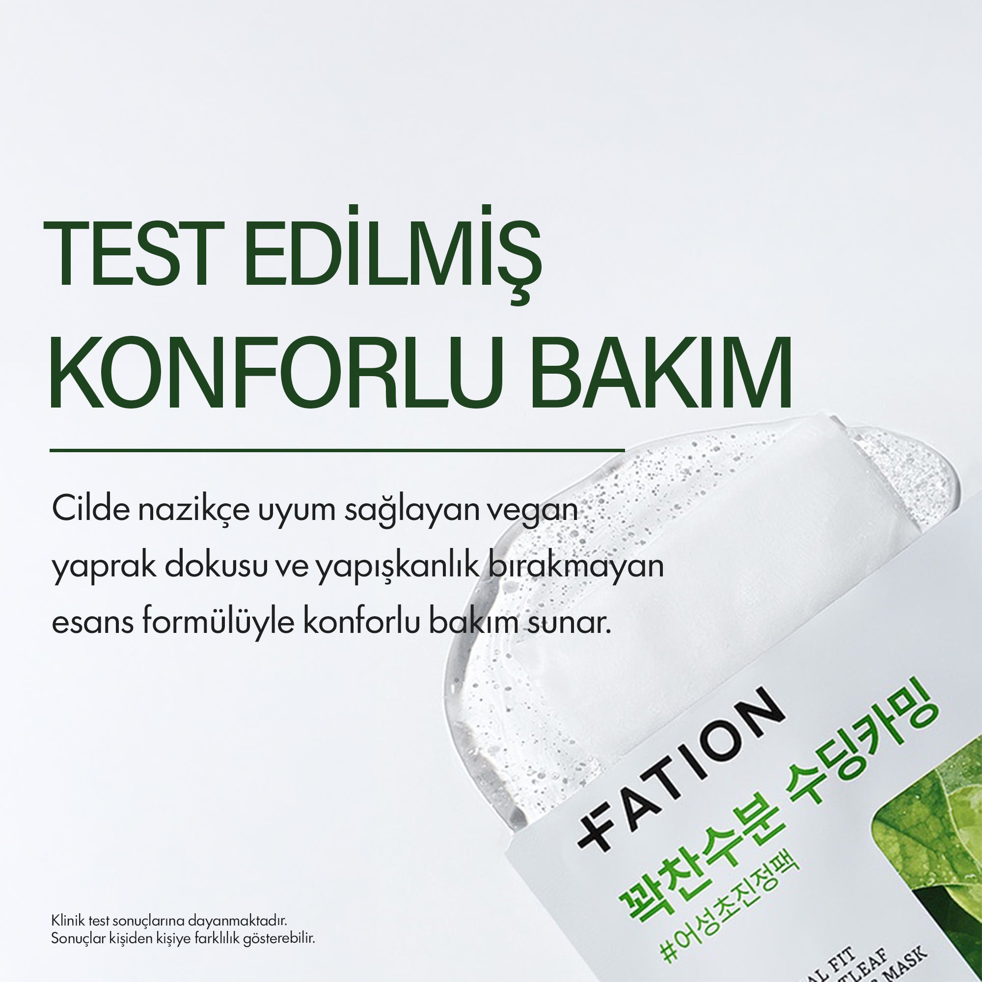 Fation - Real Fit Heartleaf Calming Maske 5 Adet