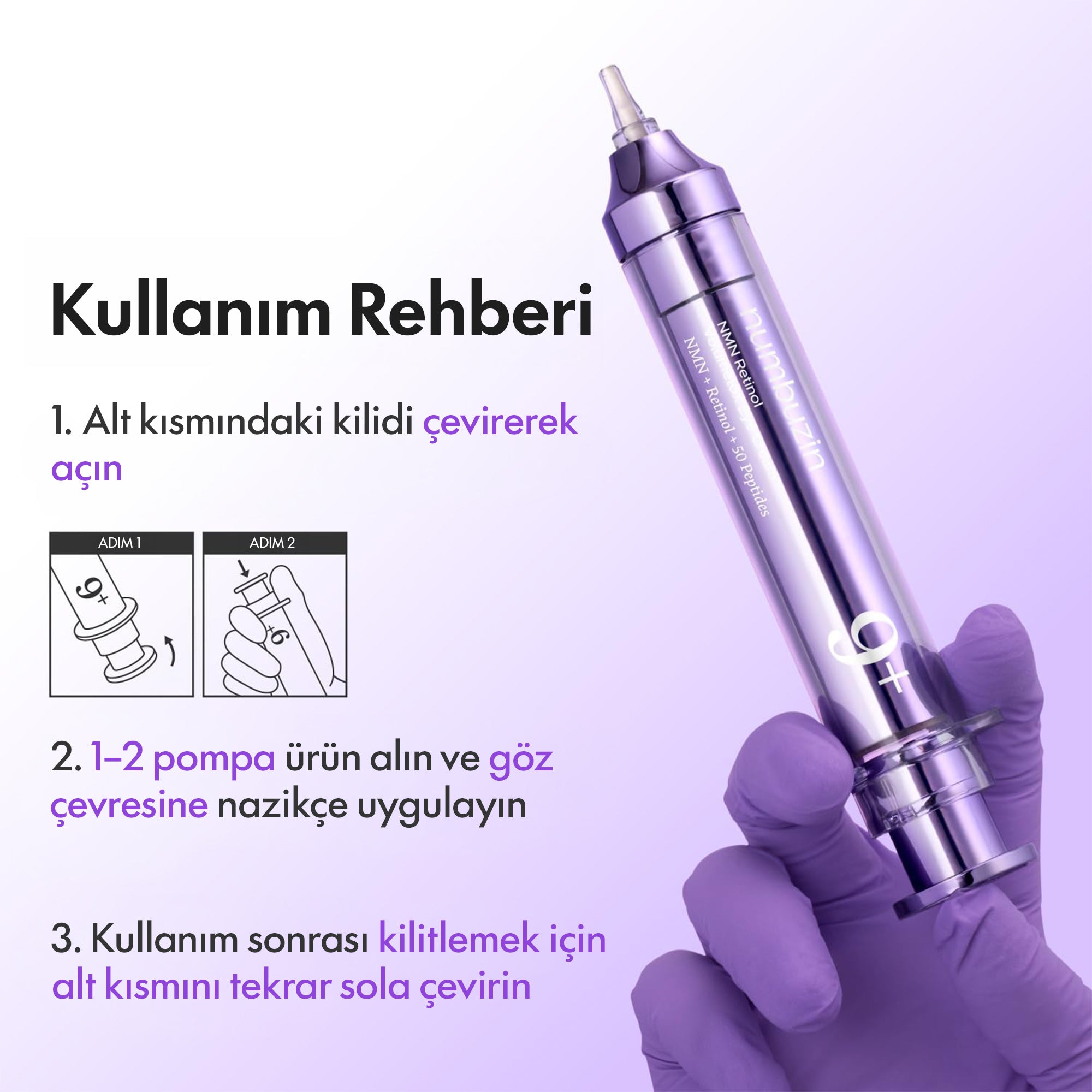 Numbuzin - No.9 NAD+ Retinol Volumetox Göz Kremi 10 ml