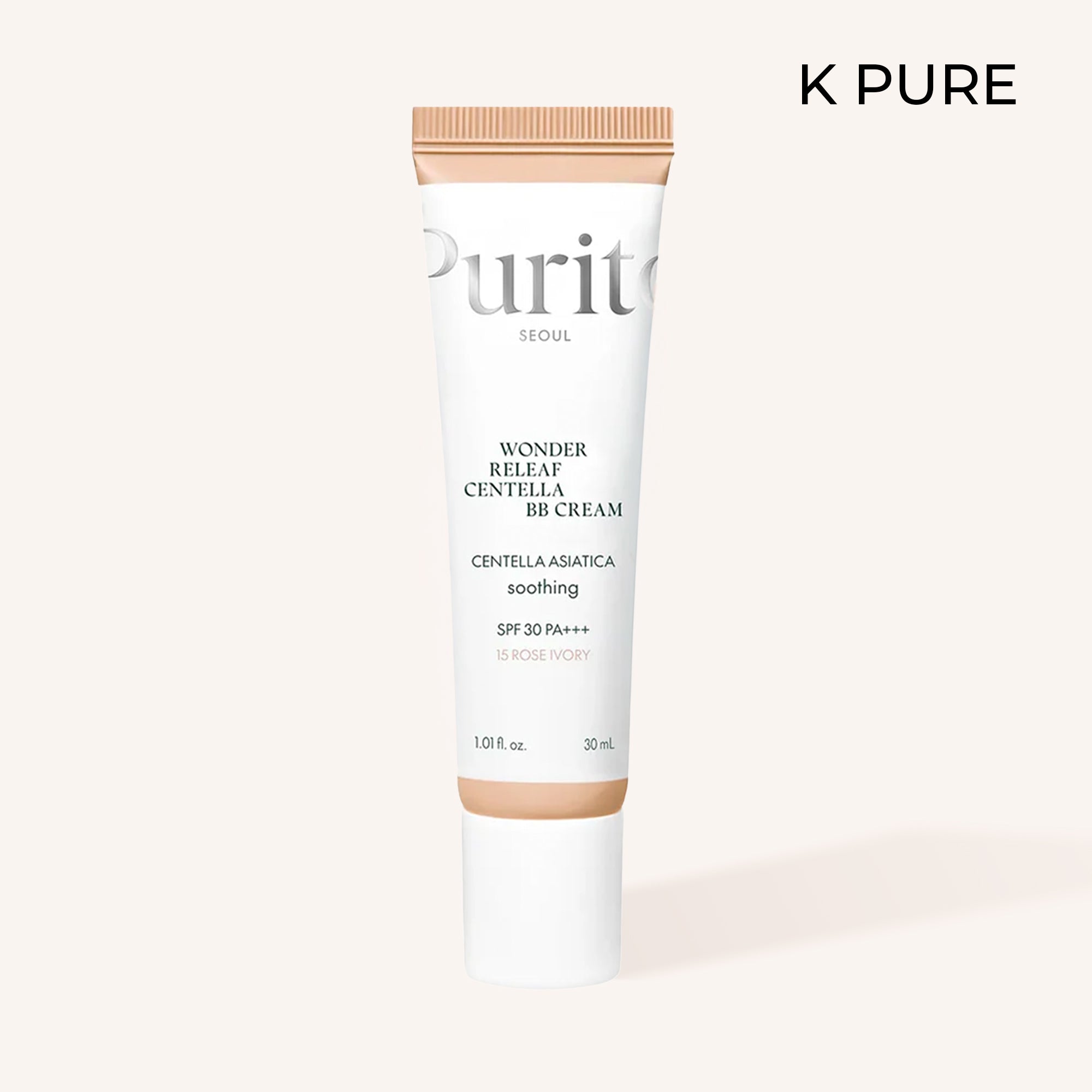 PURİTO SEOUL - Wonder Releaf Centella BB Krem SPF30 PA+++ #15 Rose Ivory 30 ml