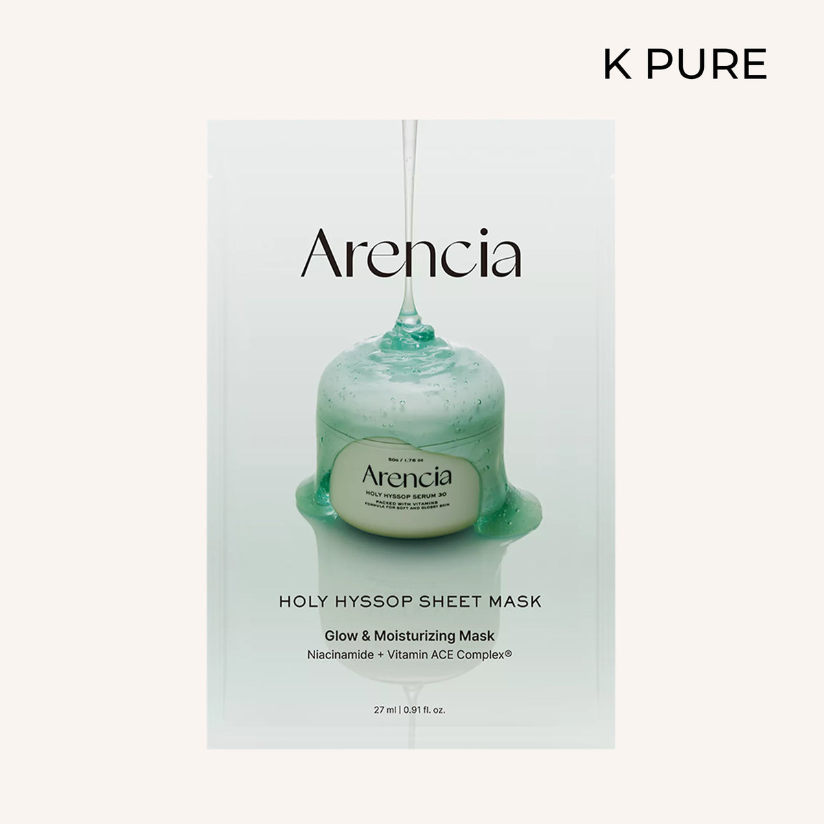 Arencia - Holy Hyssop Glow & Moisturizing Maske