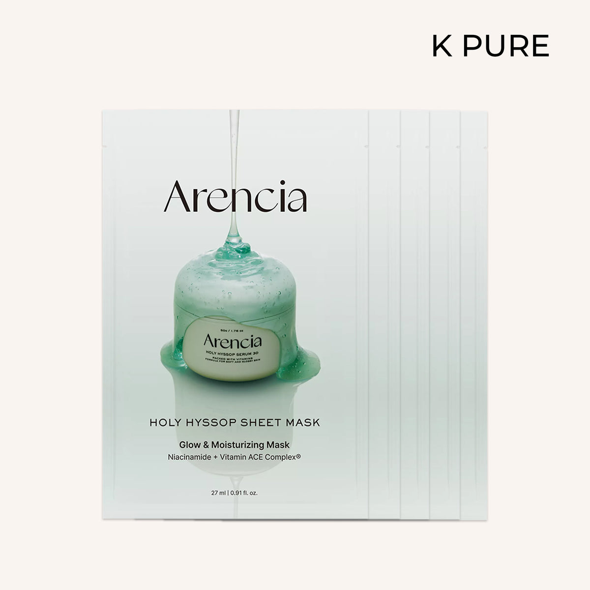 Arencia - Holy Hyssop Glow & Moisturizing Maske
