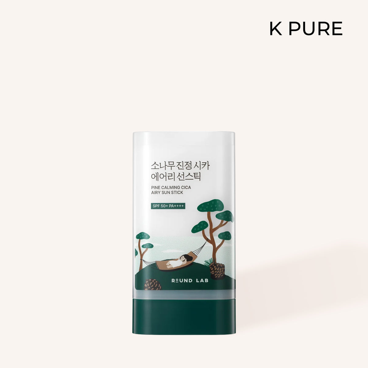 Round Lab - Pine Calming Cica Airy Sun Stick 19 g