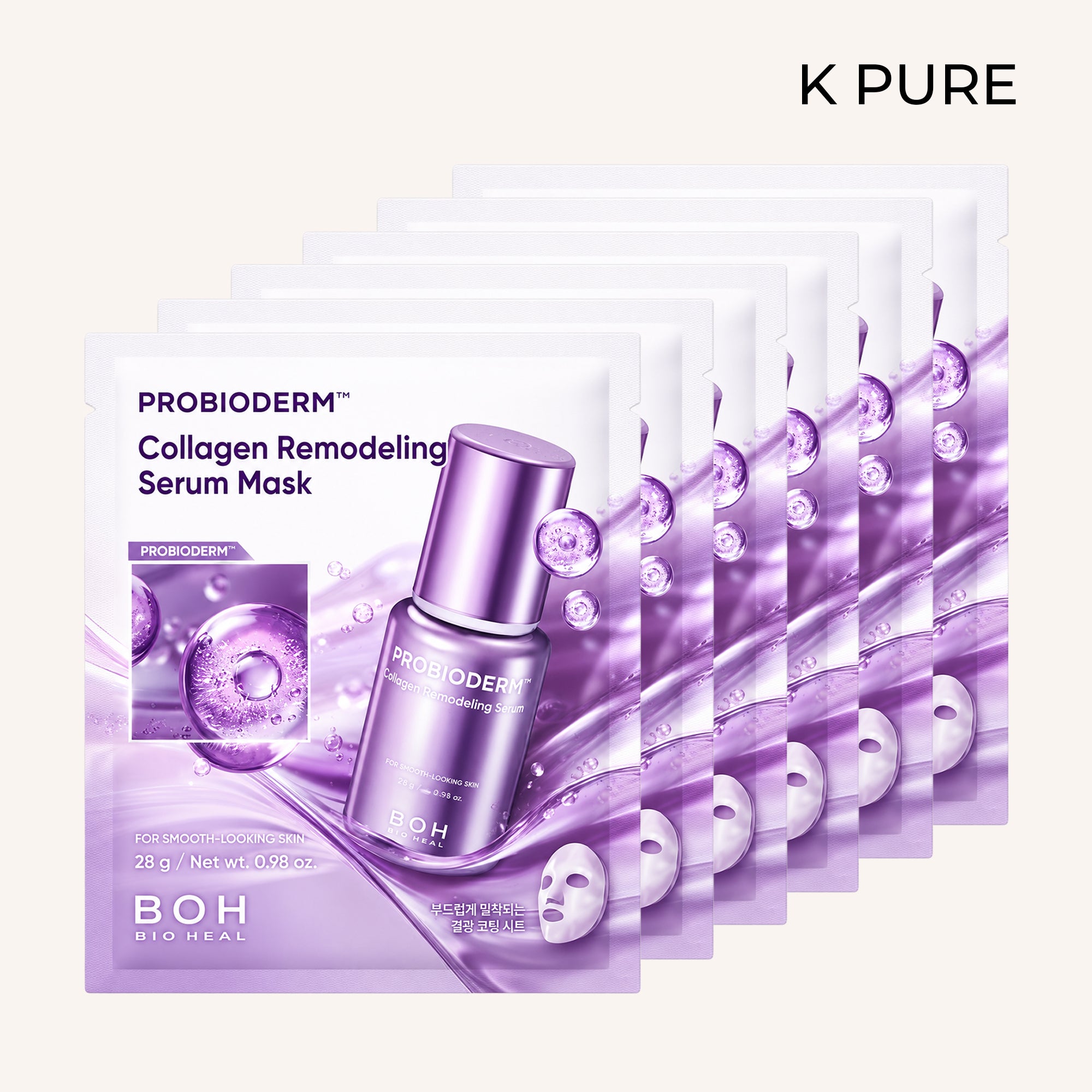 BOH Bioheal - PROBIODERM™ Collagen Remodeling Serum Maske 6'lı Set