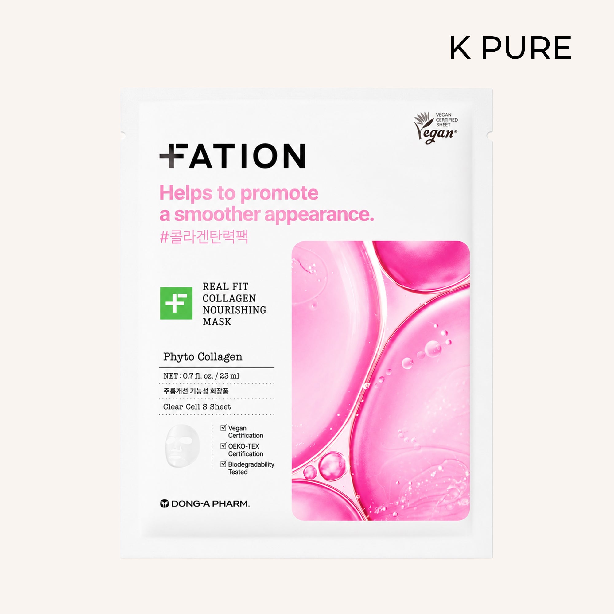Fation - Real Fit Collagen Nourishing Maske